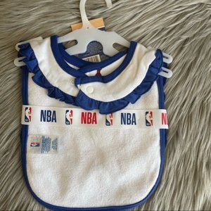 Los Angeles Clippers 2 pack baby bibs bows and basketball